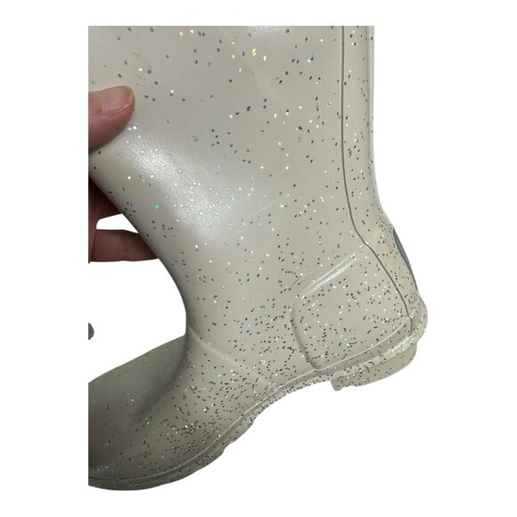 Hunter Original Giant Glitter Rain Boots Color Cast Girls Size 5 - Picture 6 of 7